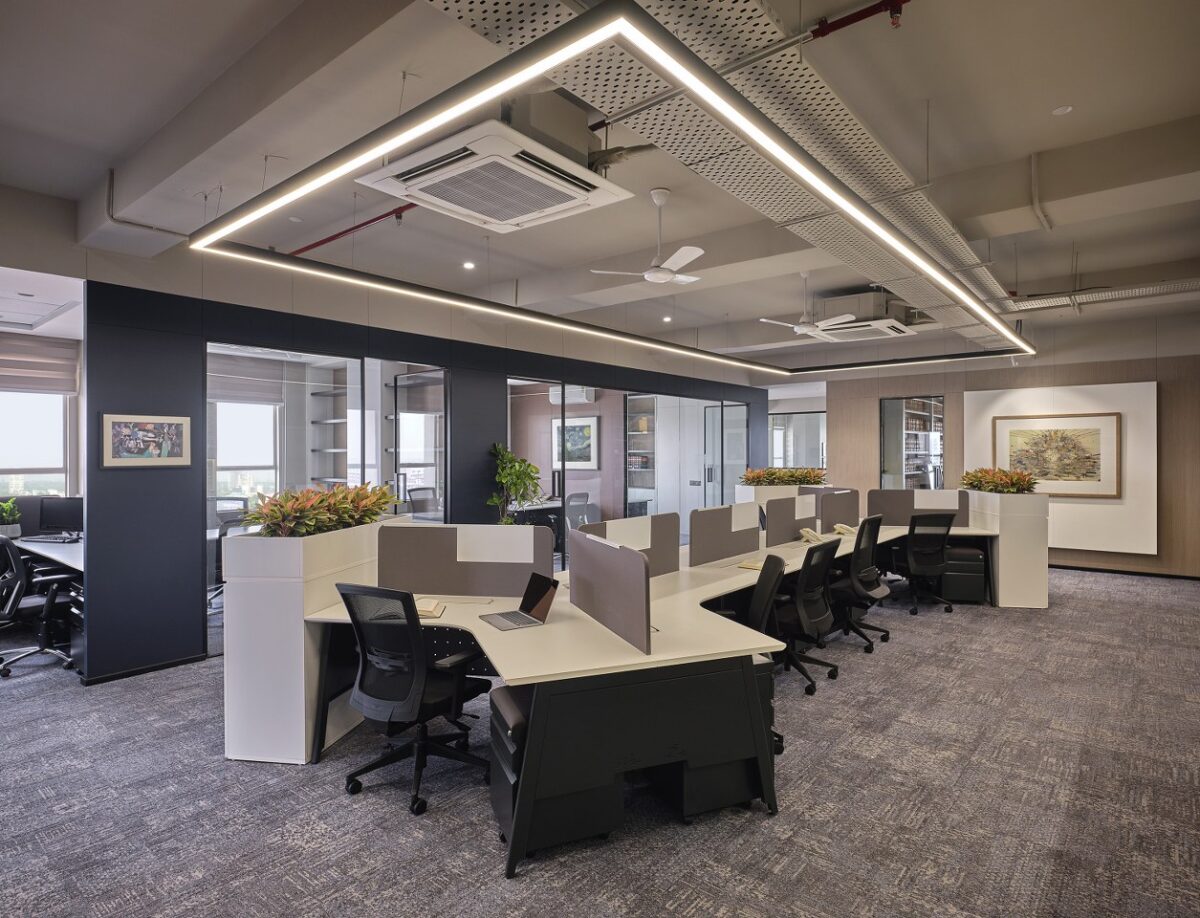 This Office With Scandi Interior Design Has Simple Elements | Ekta ...