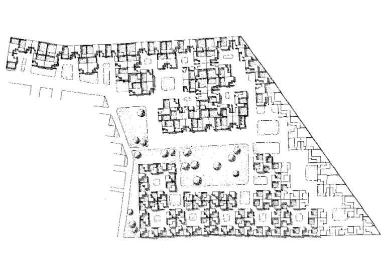 HUDCO housing by Charles Correa