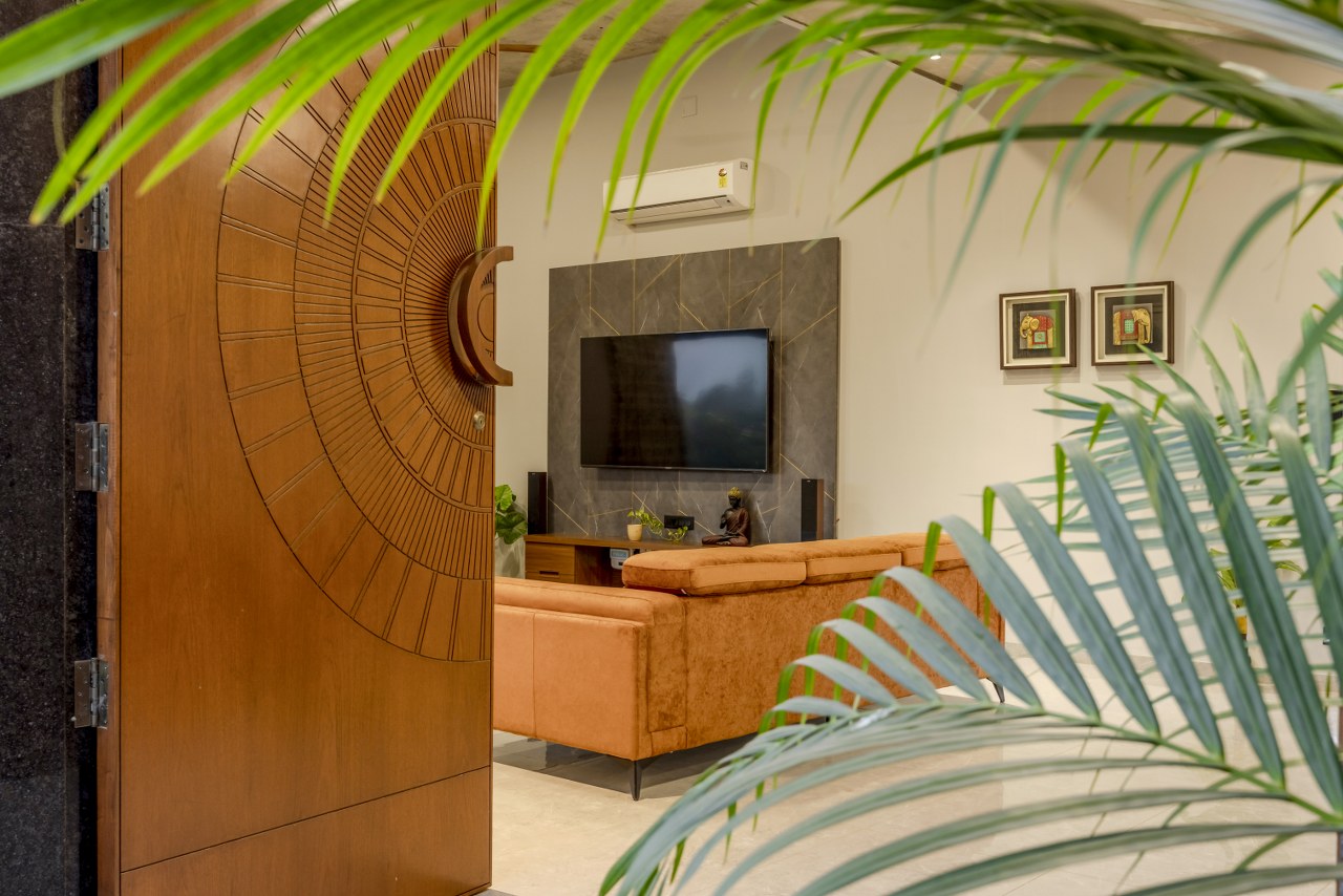 A Home in Baroda is Lost in a Sea of Dense Green | Shreesh Design ...