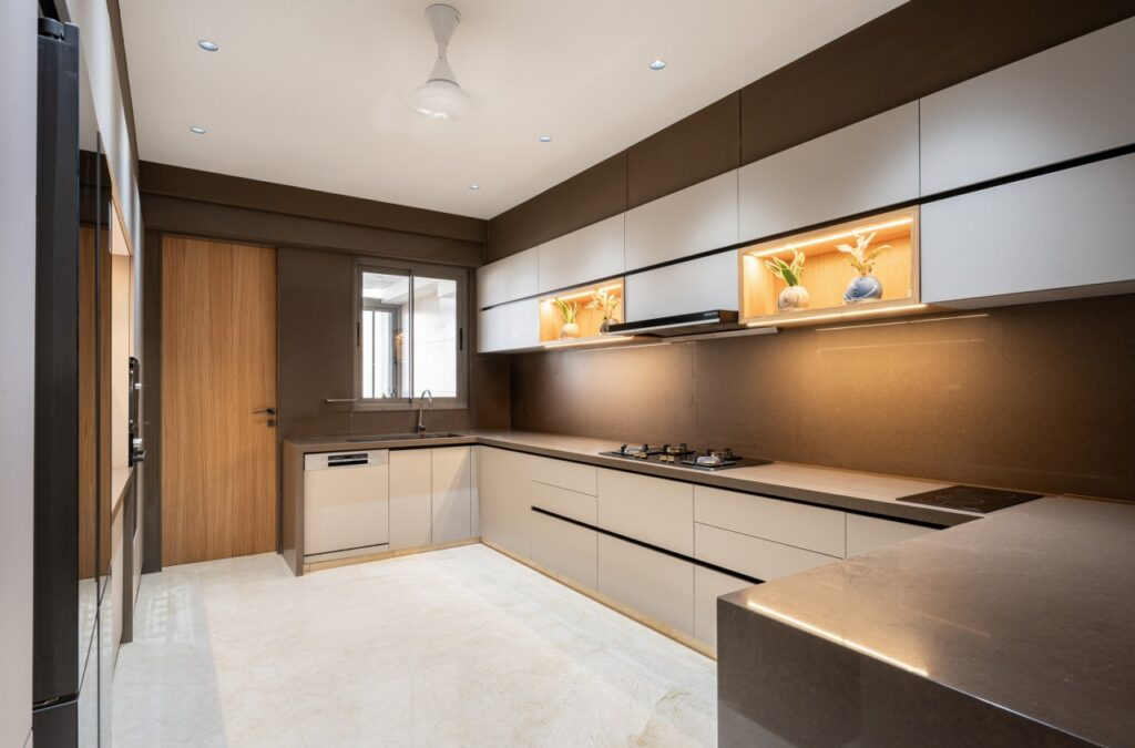 U Shaped Modular Kitchen Design