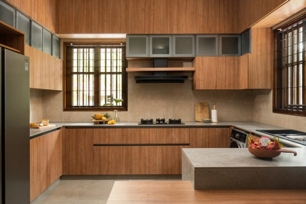 U Shaped Modular Kitchen Design