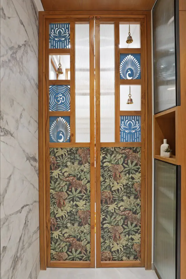 Pooja Room Door Design