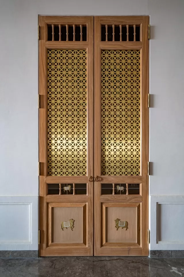 Pooja Room Door Design