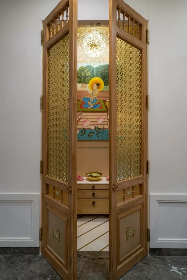 Pooja Room Door Design