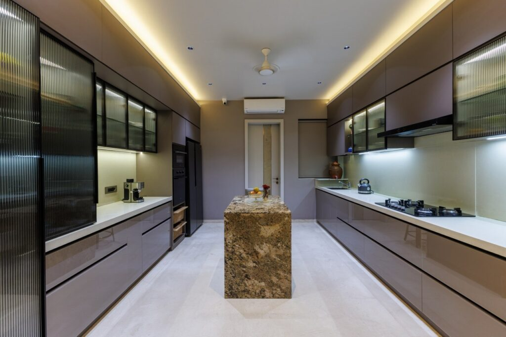 parallel kitchen design