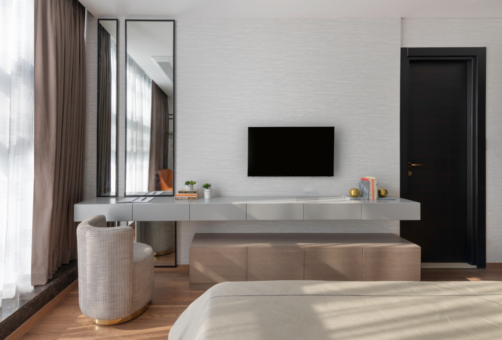 TV Unit Design In Bedroom