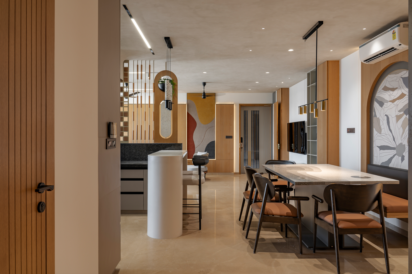 This Modern Apartment Interior Design is Unique But Not Overly ...