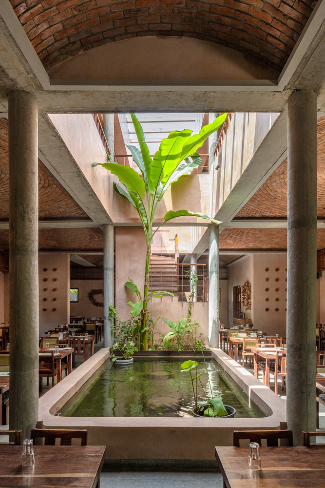 Interiors of Restaurant