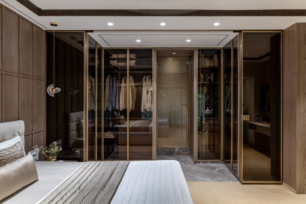 View of This Bold Apartment is an Immersive Journey Through Texture | Palak ...