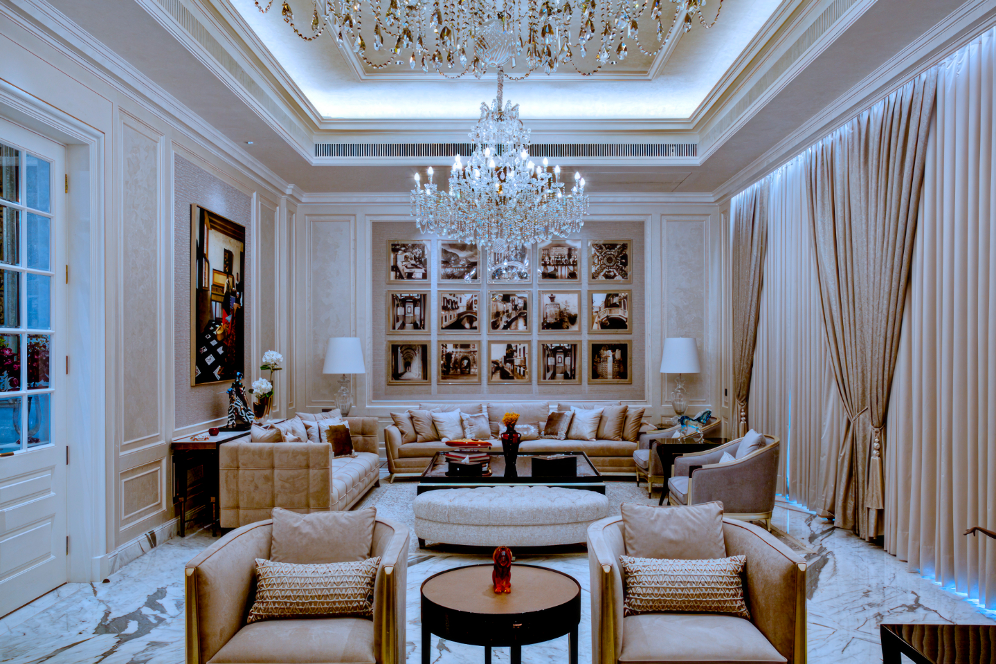 This Classical Delhi House Reflects Grandeur And Elegance | Fab Studio