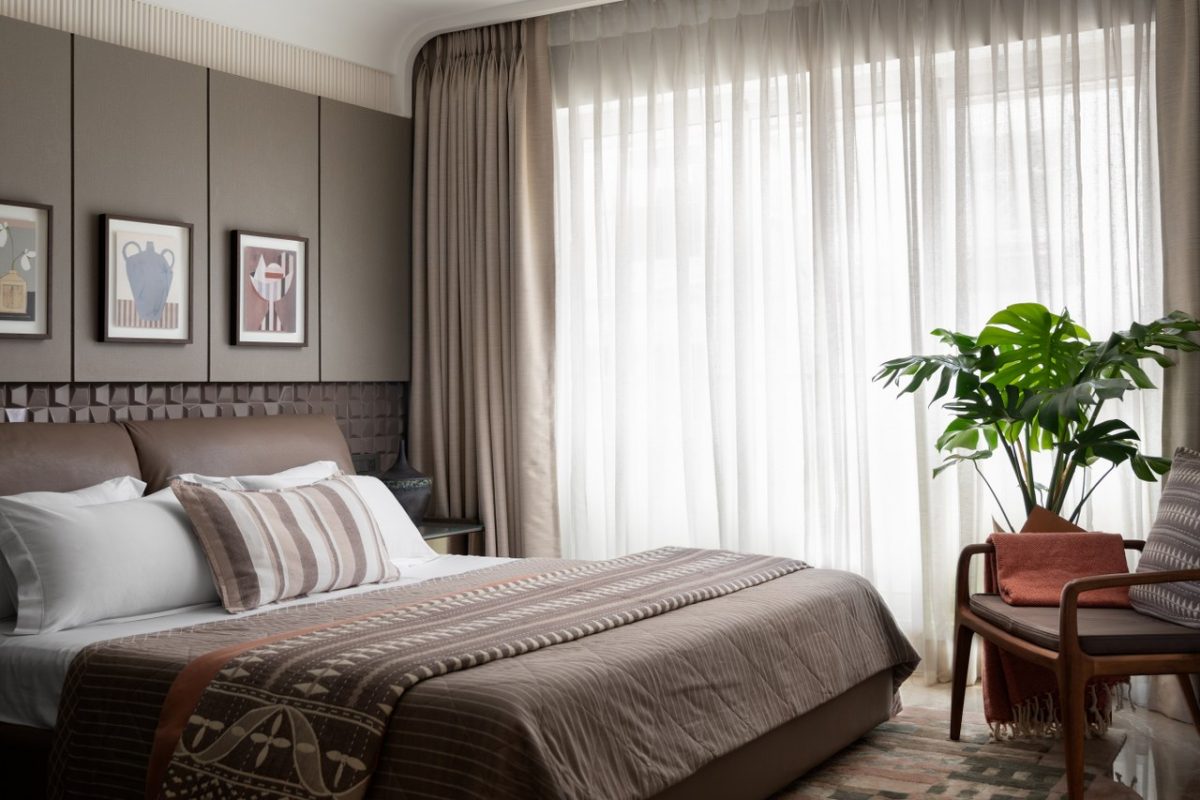 A Duplex House Plan Blends Ethnic Touches With Contemporary Decor ...