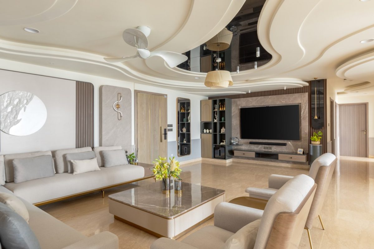 This Apartment Contemporary Design Showcases Metropolitan ... - Glossy Finish Contemporary Apartment Design Inspiration