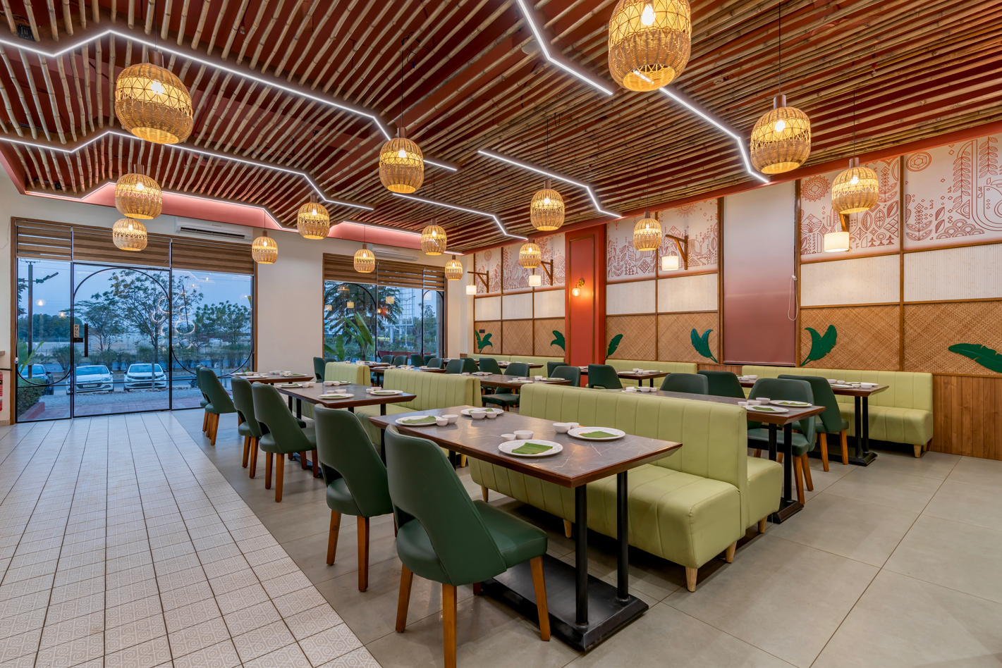 This Restaurant Showcases Exceptional Bohemian Interior Decor | 9 ...