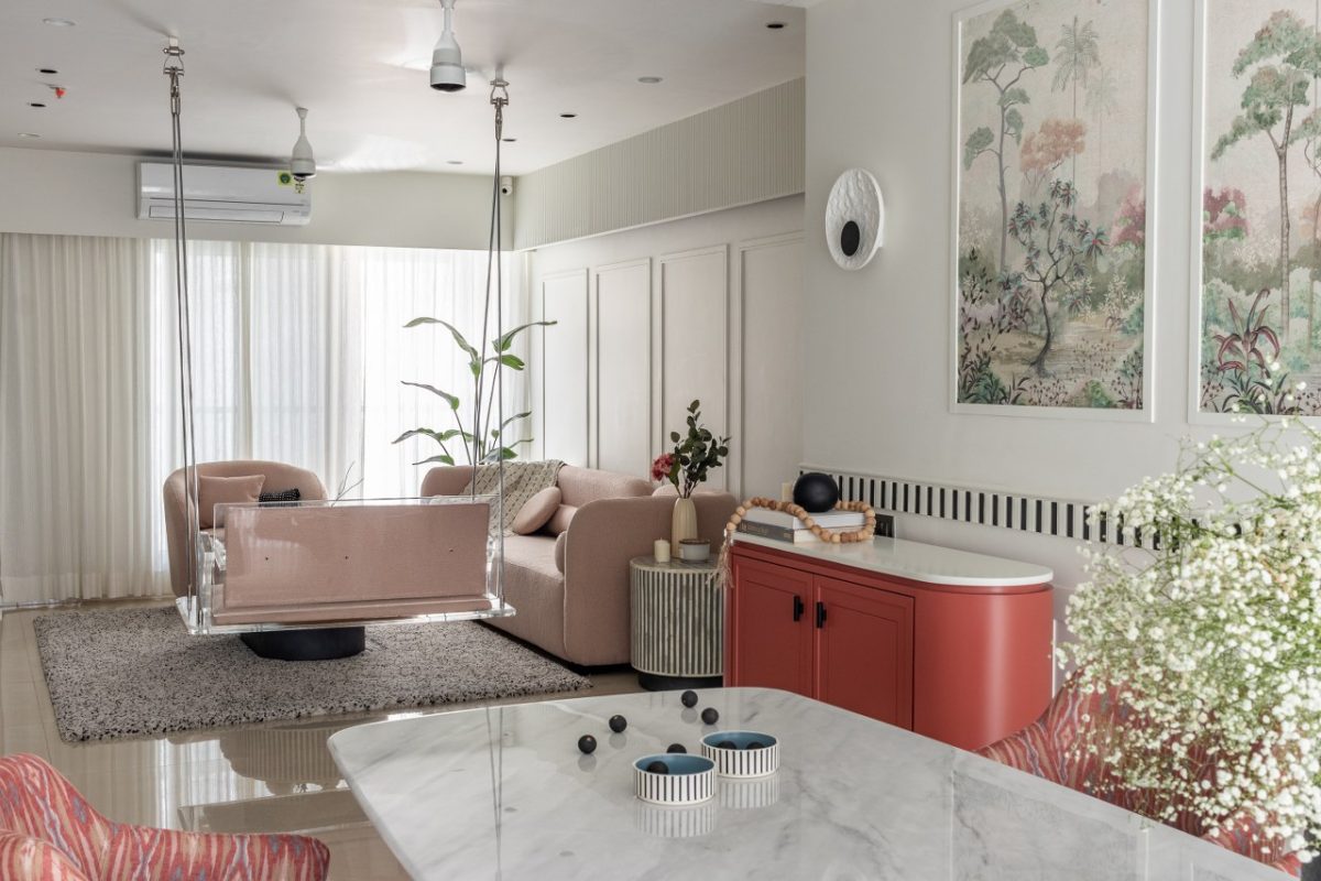 The Interior Design of Apartment Evokes a Sense of Calm | Paraline ... - Interior Design For Apartment Relaxation