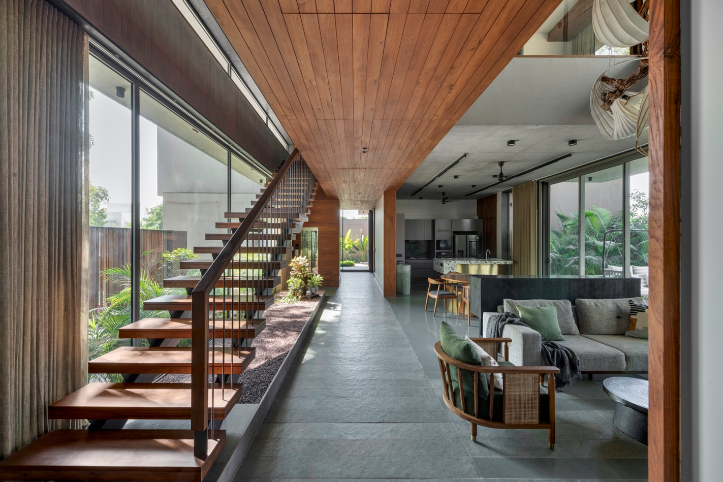 This Modern Concrete House Fosters A Connection Within The Family ...