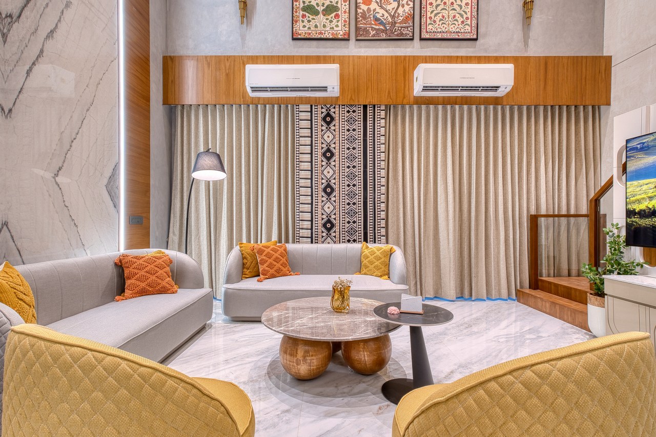 This House Showcases Modern Traditional Interior Design | Malvi Gajjar ...