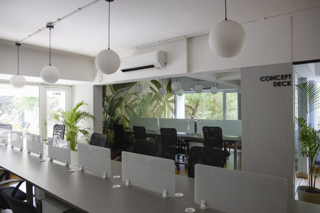 open plan office