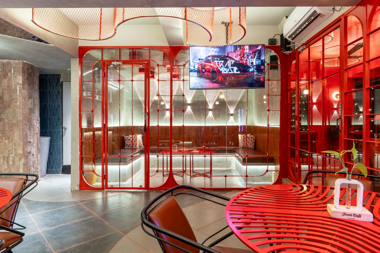 Times Cafe's Retrofuturism Interior Design Blends Nostalgic Charm With ...