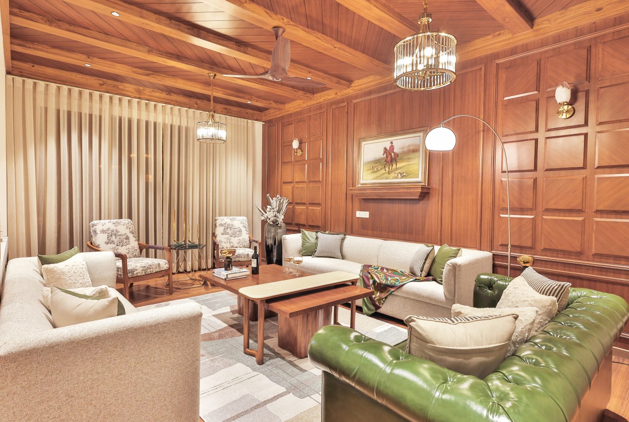 The Interior Of This British Colonial Design Meets Contemporary ...