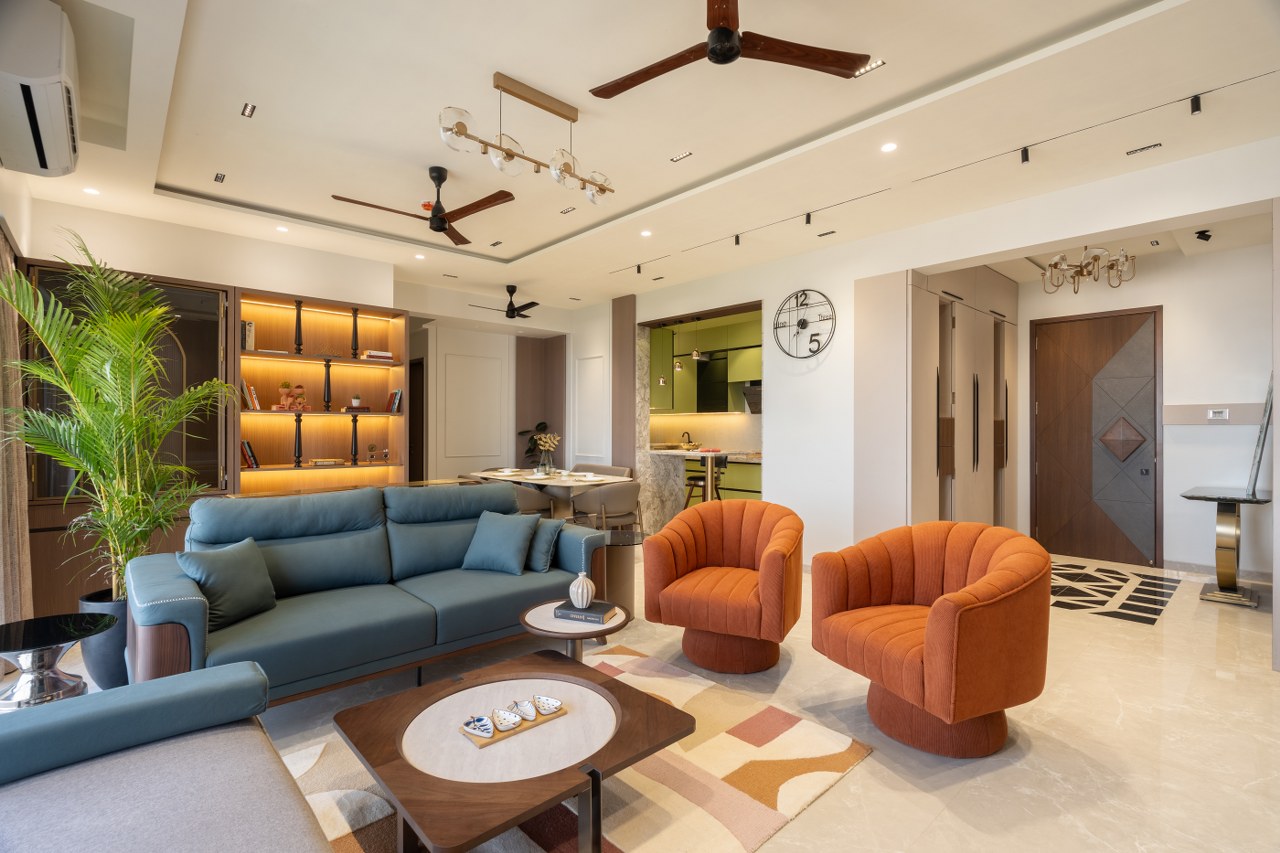 This 4-Bedroom House Design Blends Bold Accents With Understated ...