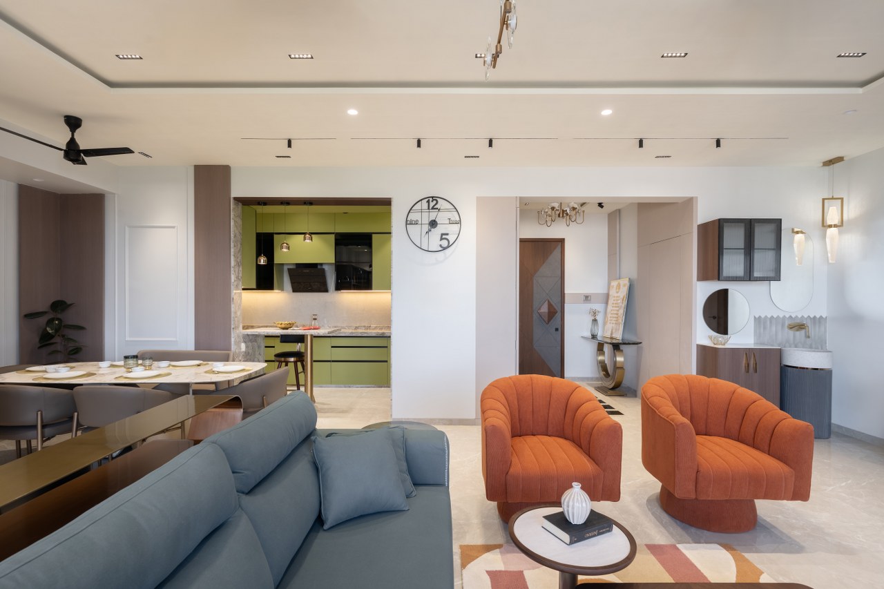 This 4-Bedroom House Design Blends Bold Accents With Understated ...