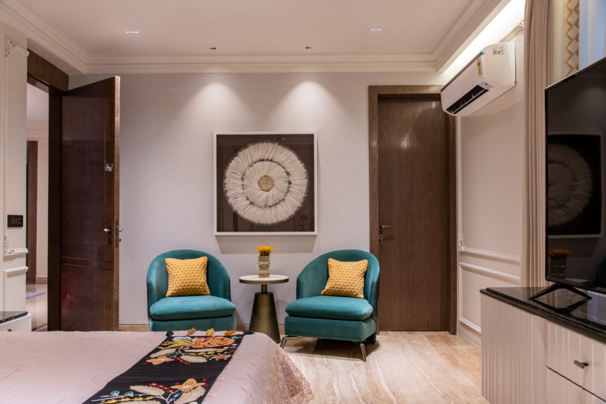 View of Interior Classic Design Blends Elegance And Luxury In A Bustling City ...