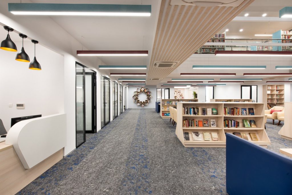 library interior design