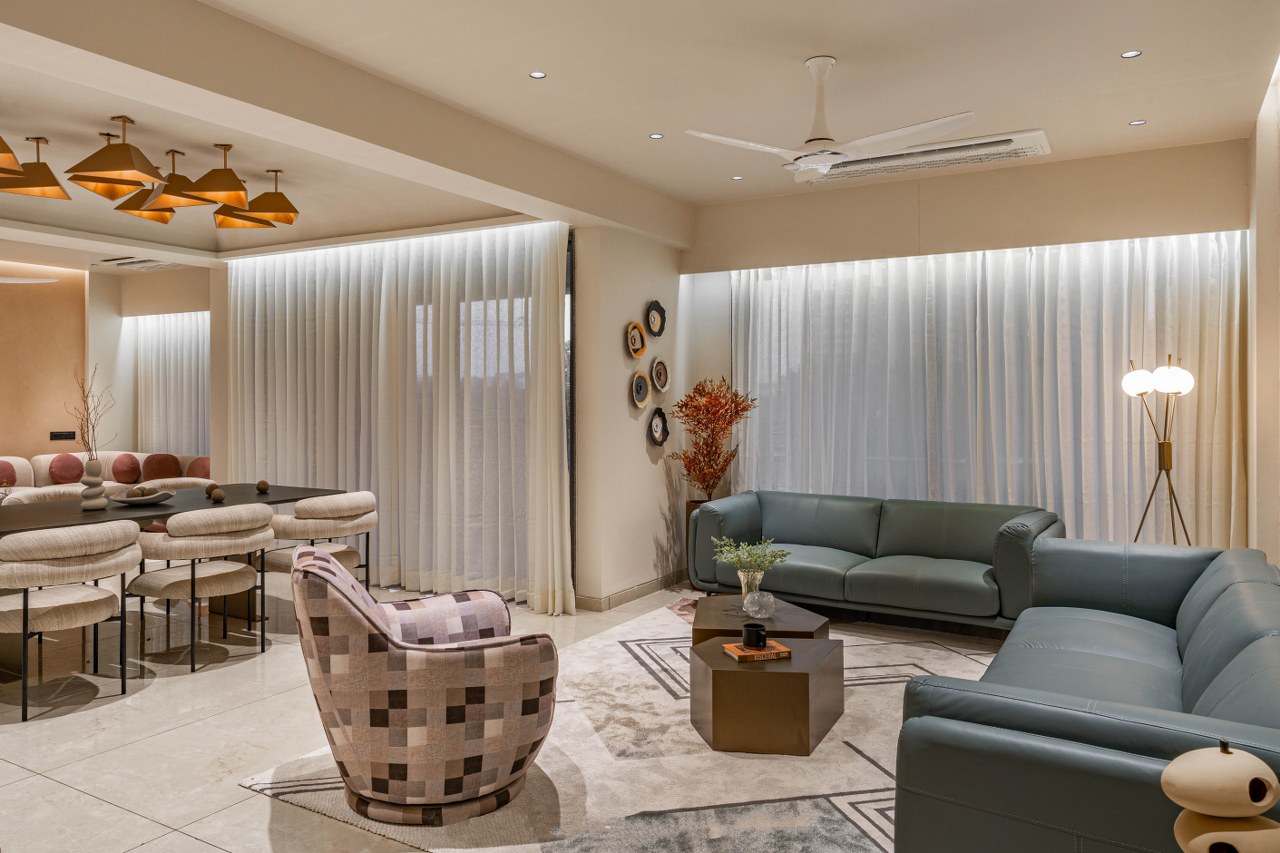Luxury Apartment Interior Design Excelling in Thoughtfully Selected ... - Luxury Apartment Interior Design With Water Efficient Decor