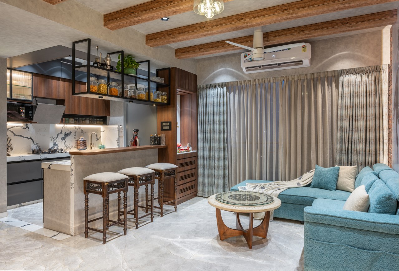 This Modern Rustic Interior Design Is The Perfect Blend Of Raw And ...