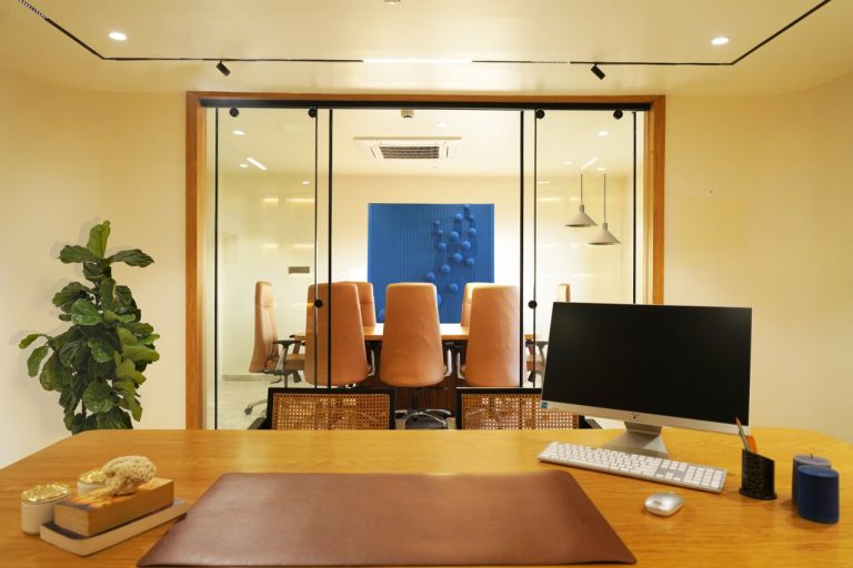 This Office Interior Design Influences Workspace Energy Through ...
