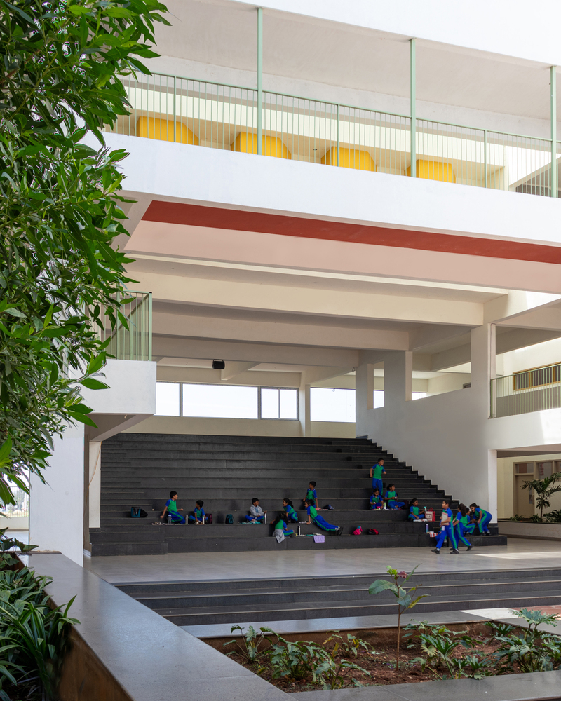 school courtyard