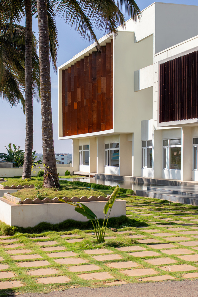 school courtyard