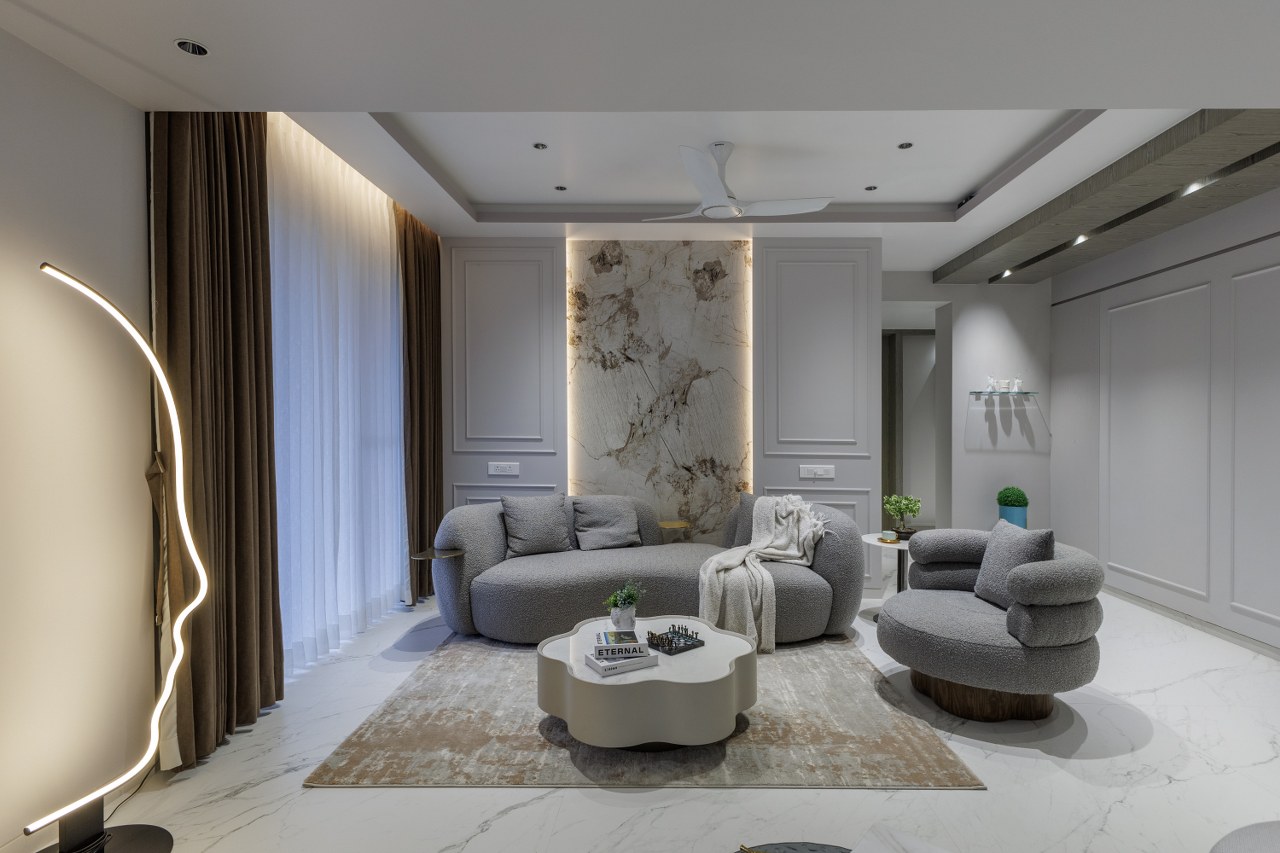 Luxury Modern Apartment Blends Two Homes Into One Elegant Space ...