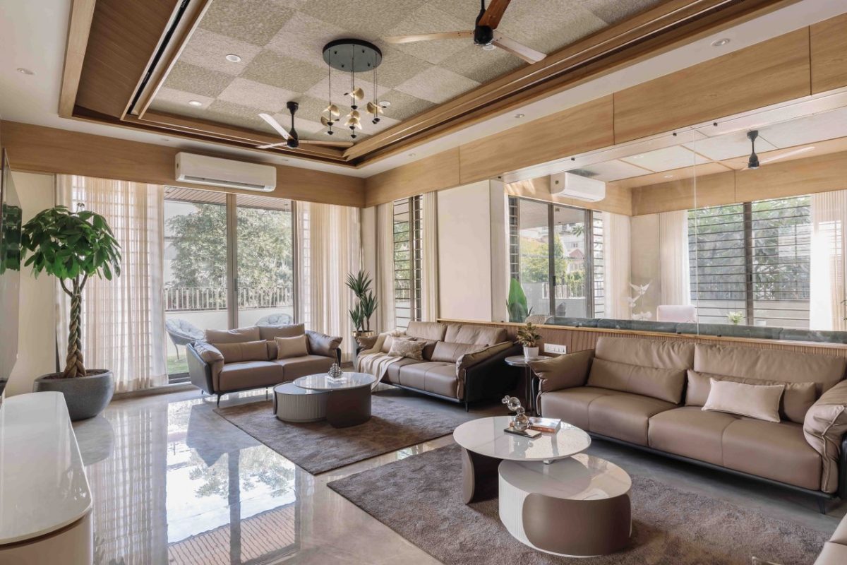 Modern Bungalow House Blends Luxury With Nature | Prashant Parmar ...