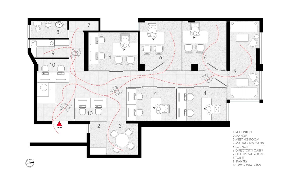 This Simple Office Interior Is Rooted In Precision | Discover_Patterns