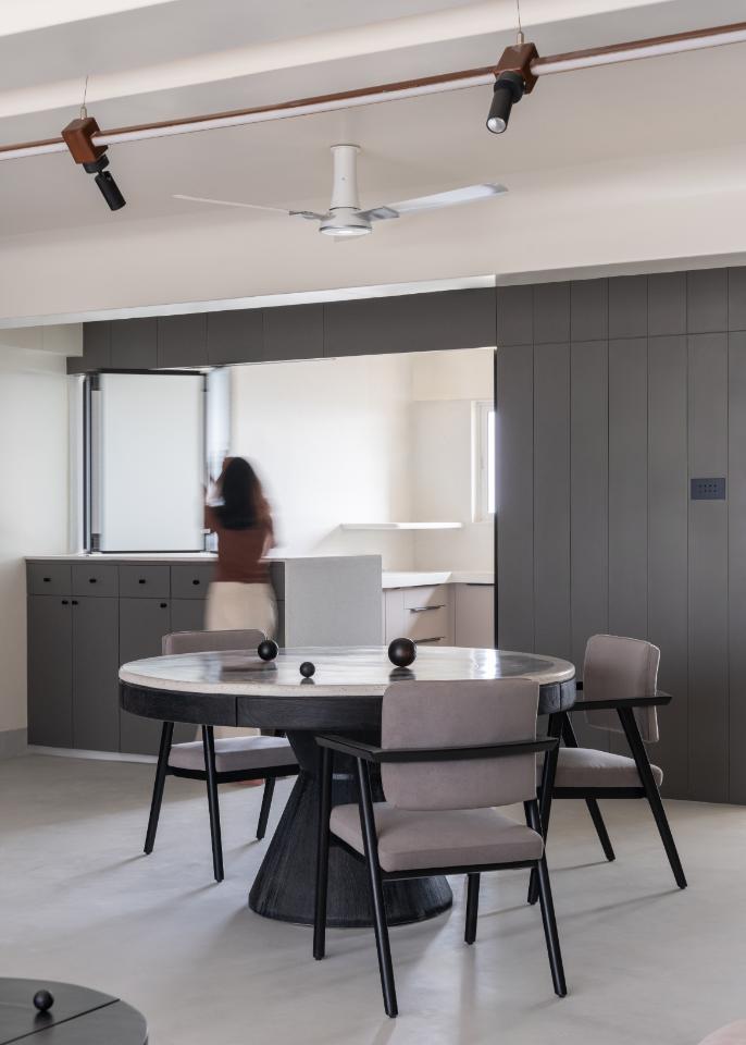 eclectic minimalist interior design