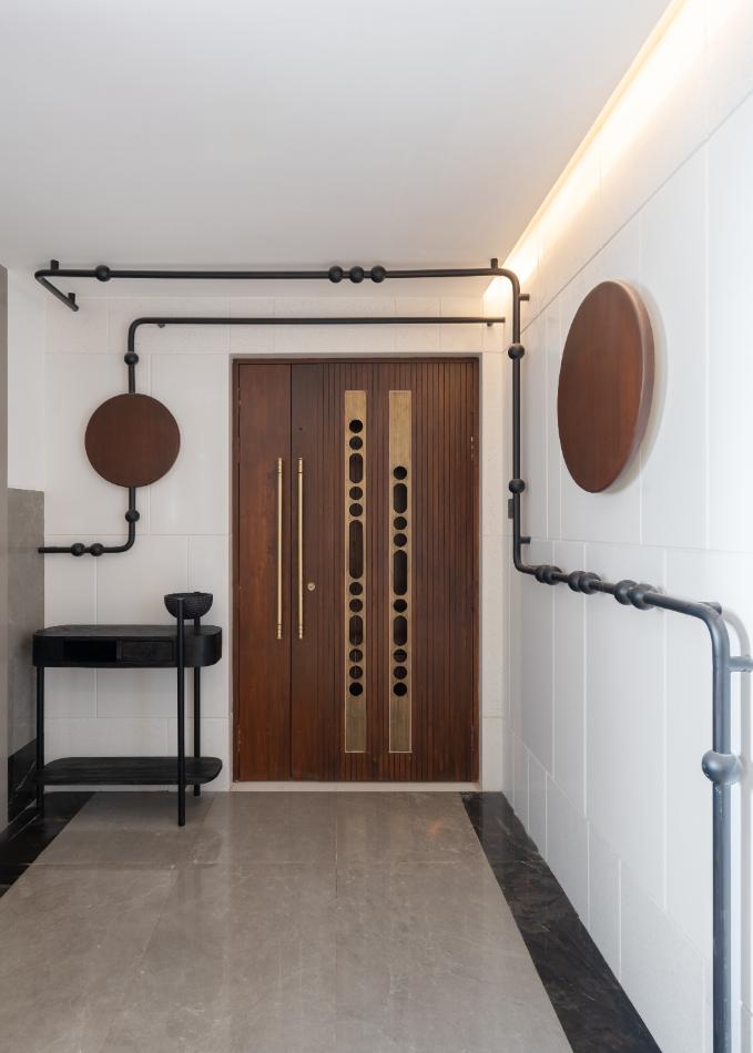 eclectic minimalist interior design