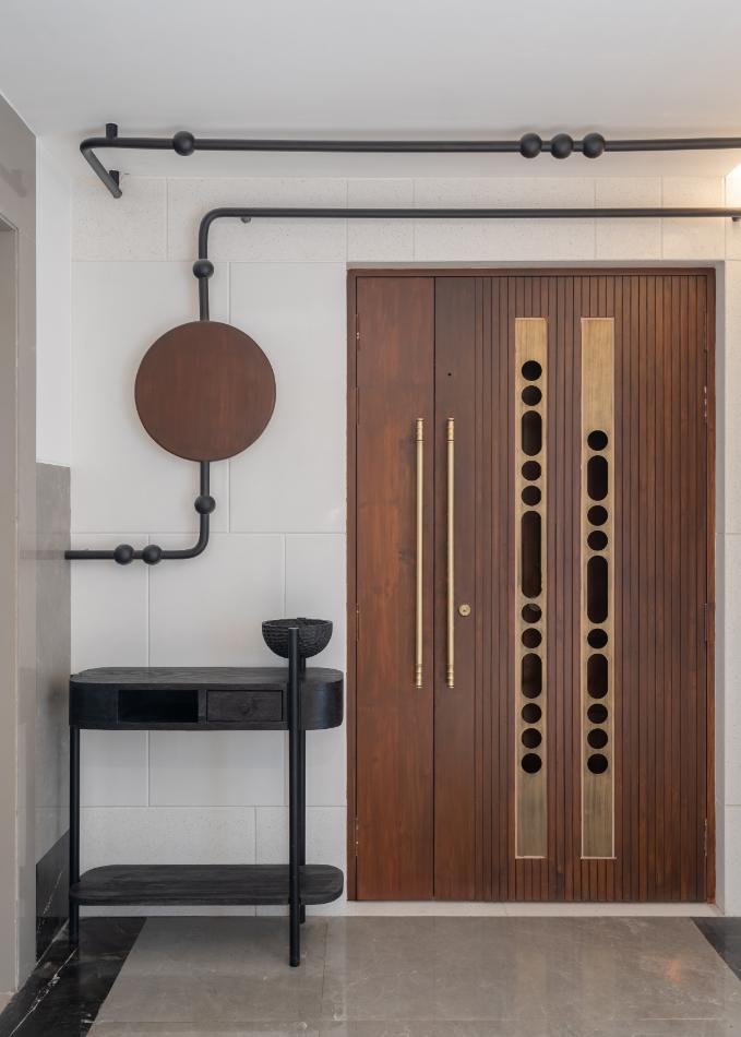 eclectic minimalist interior design