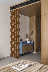 Minimal Home Interior Design That Honors Heritage in a 15' Wide Plot ...