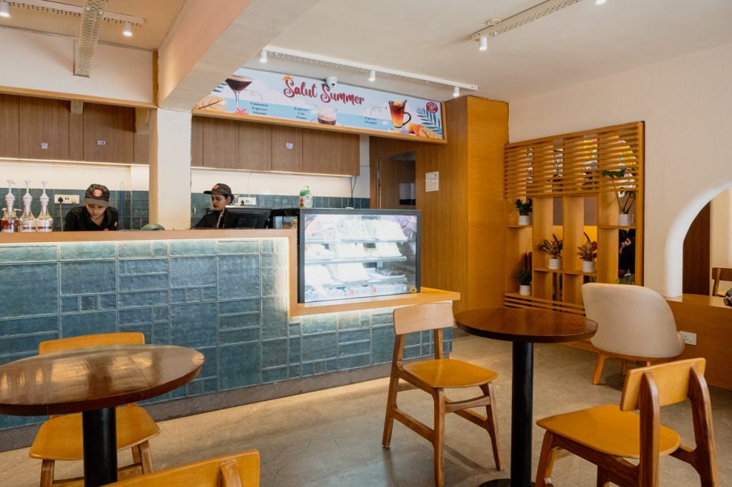 modern coffee shop