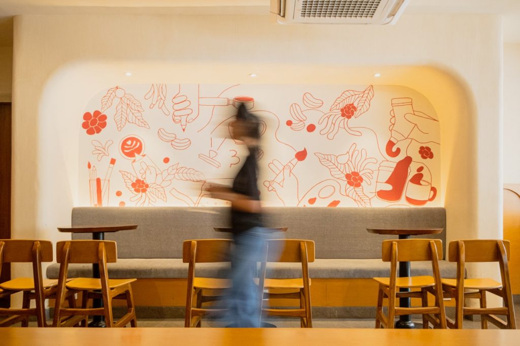 modern coffee shop