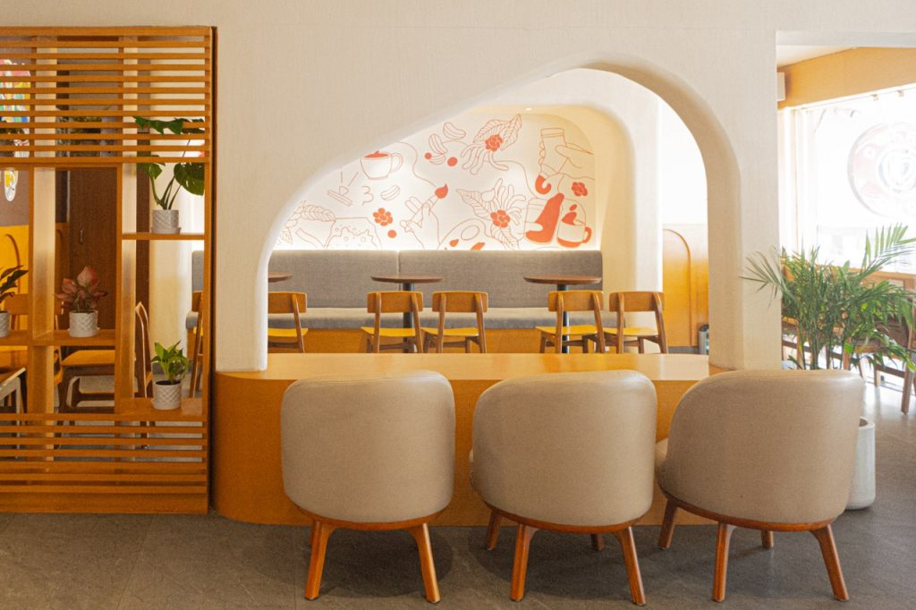 modern coffee shop