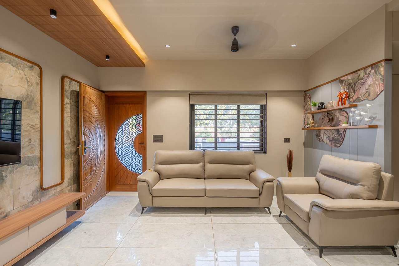This 3 Bedroom Bungalow Design Blends Calmness with Culture | mauvegrid ...