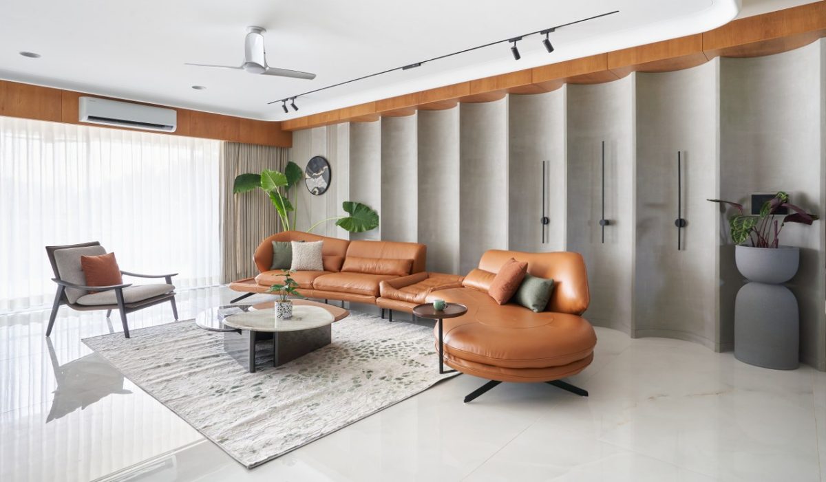 This Apartment Modern Design Embraces Natural Light and Spaciousness ... - Powerful Lines In Modern Apartment Design
