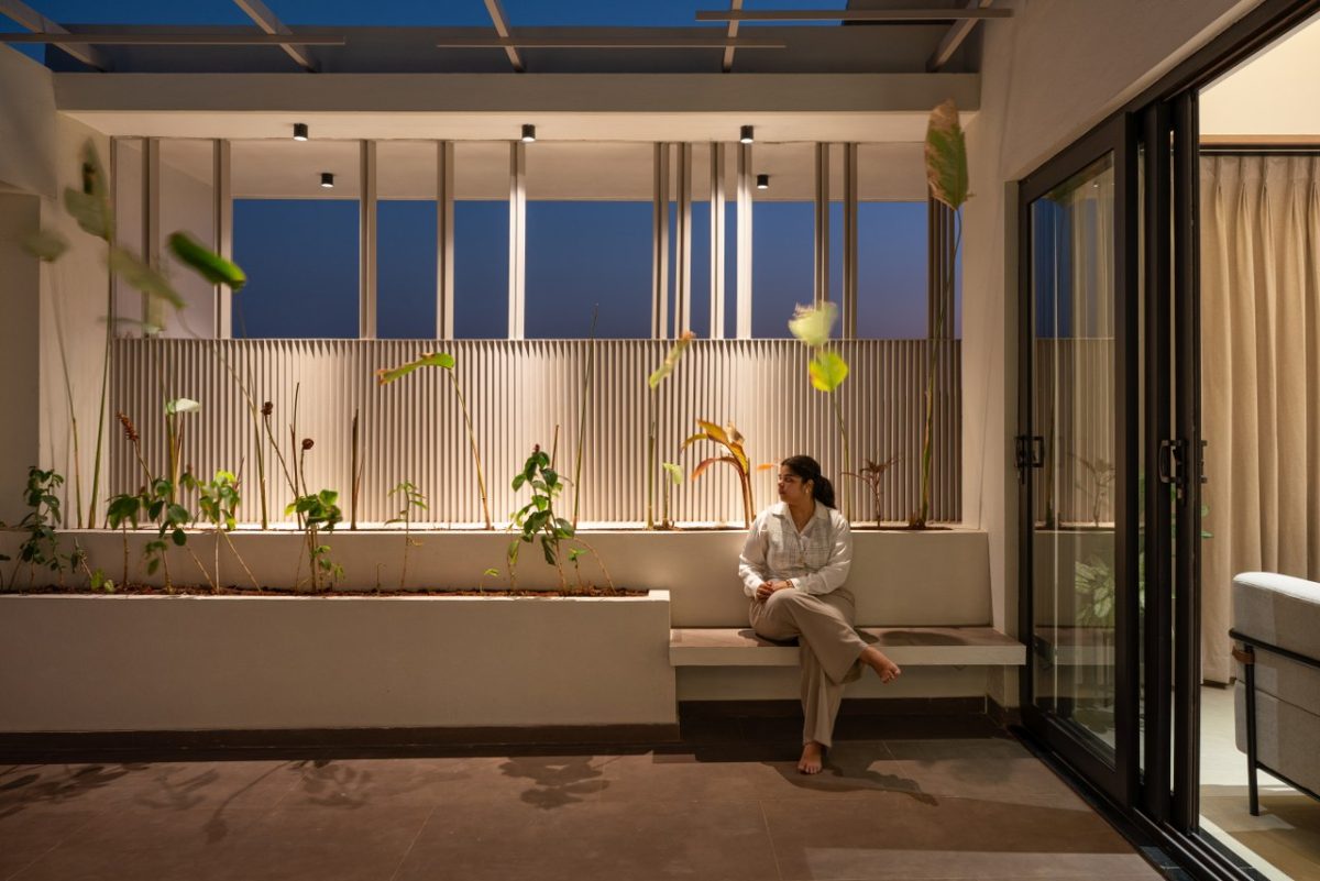 View of This 1BHK Penthouse Reimagines Thoughtful Home Office Interior Design ...