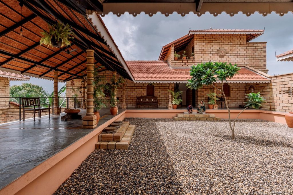 sandstone house