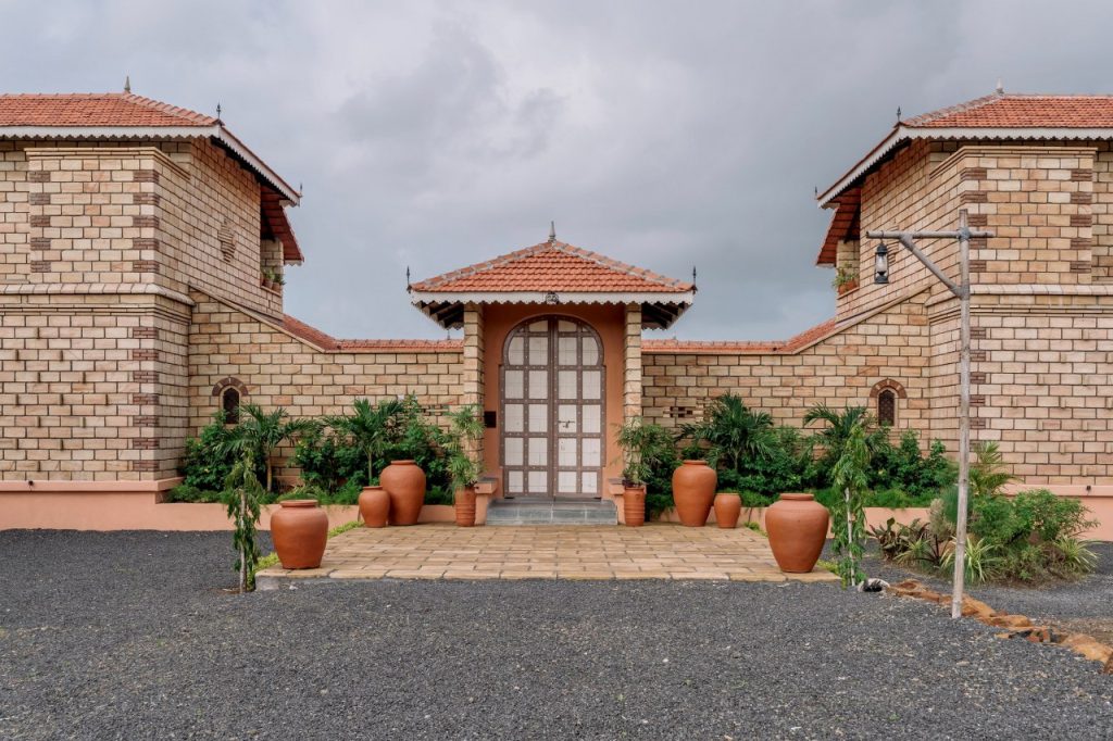 sandstone house