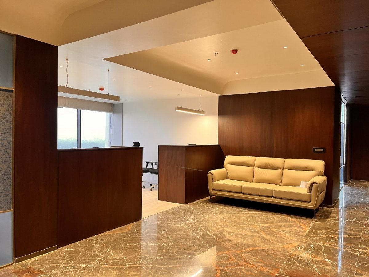 This Government Theme Office Unfolds Art Deco Style Interior ...