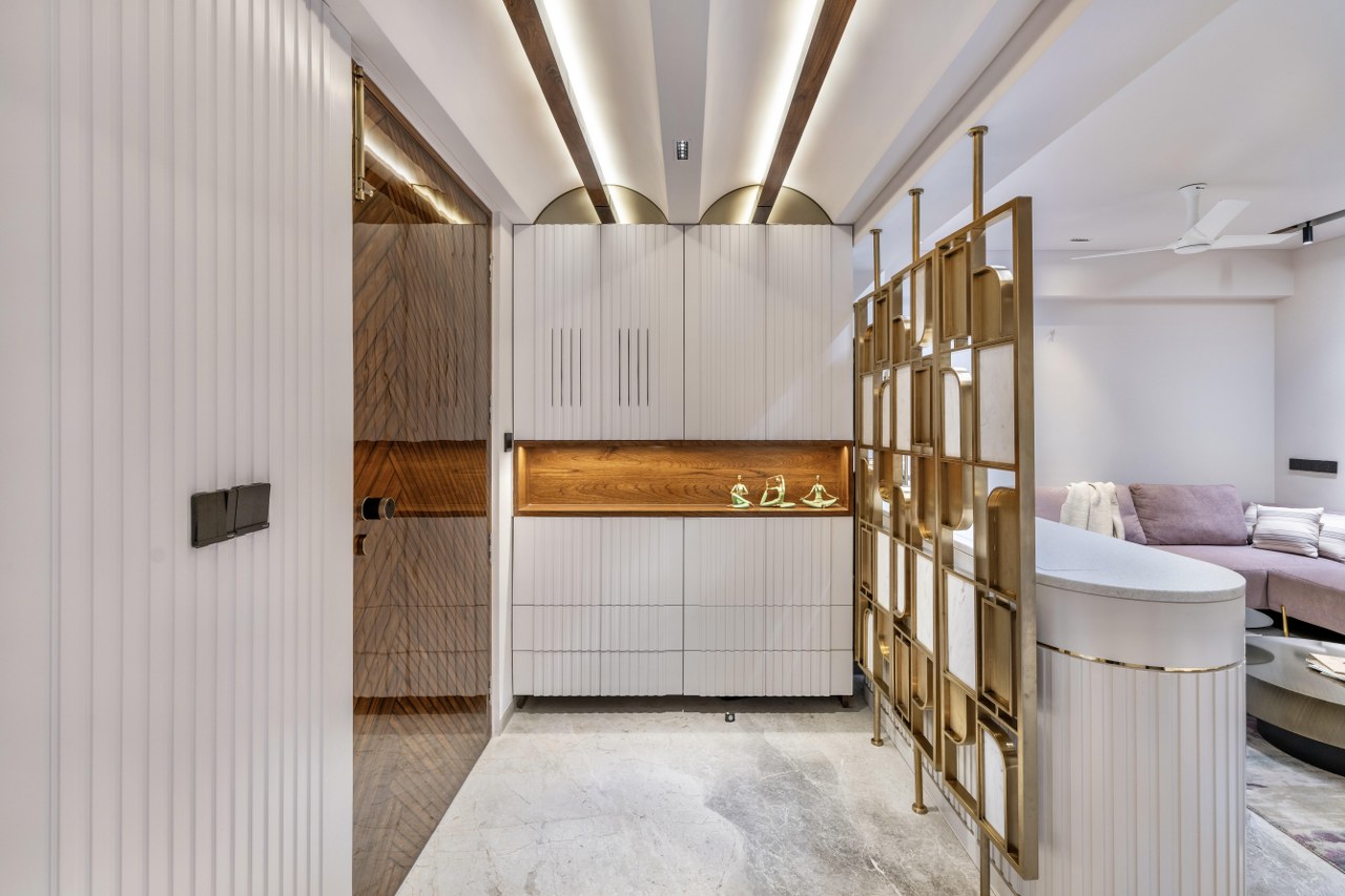 The Design Embraces Cozy Interiors with Soothing Color Palette ...