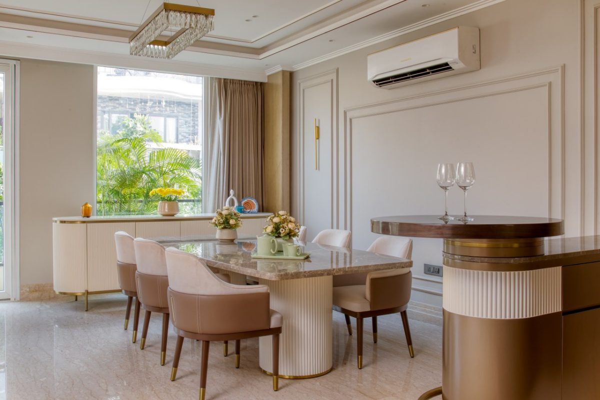 This Penthouse Embodies Elegant Interior Design | Gunpreet Kaur Designs - Elegant Luxury Penthouse Interior Decorating